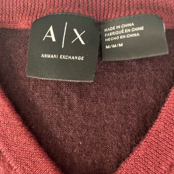 Medium red Armani exchange sweater - Picture 2 of 3